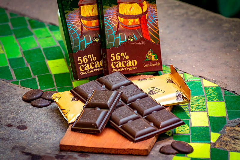 Barra Chocolate 56% Cacao