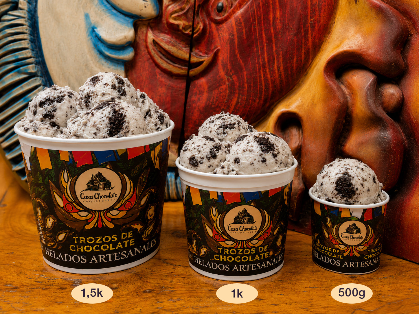 Helado Crema de galletas