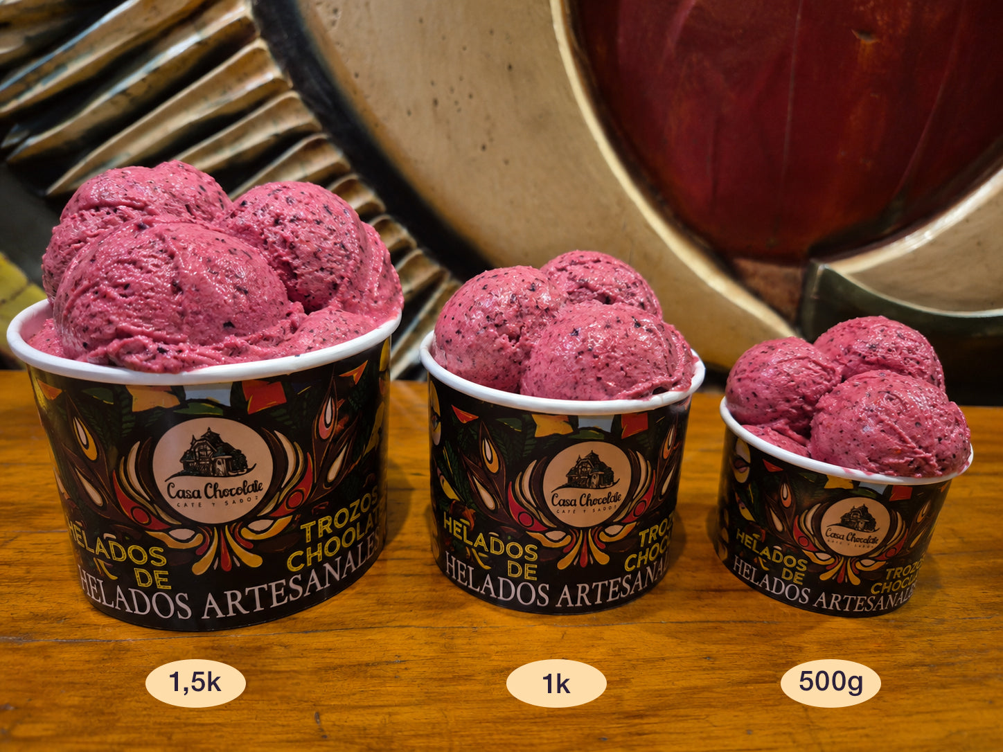 Helado Frutos del bosque